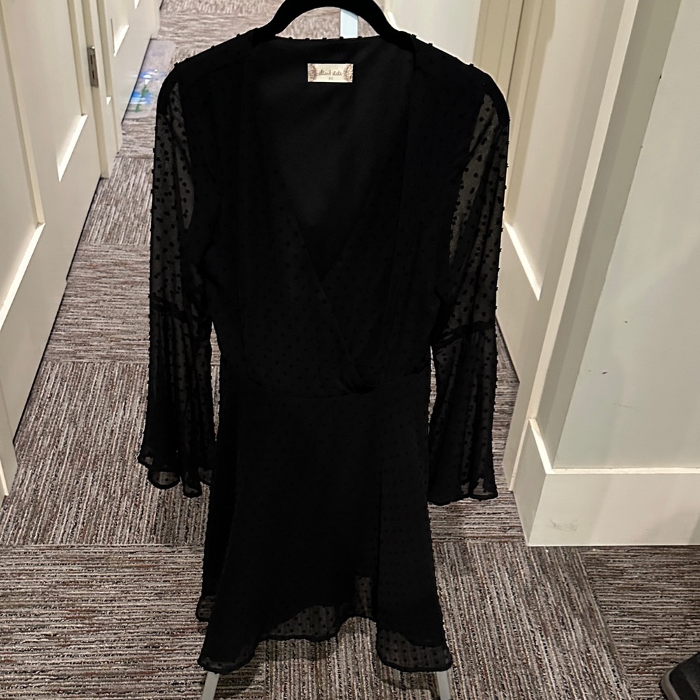 Altar'd State Black Sheer Dress